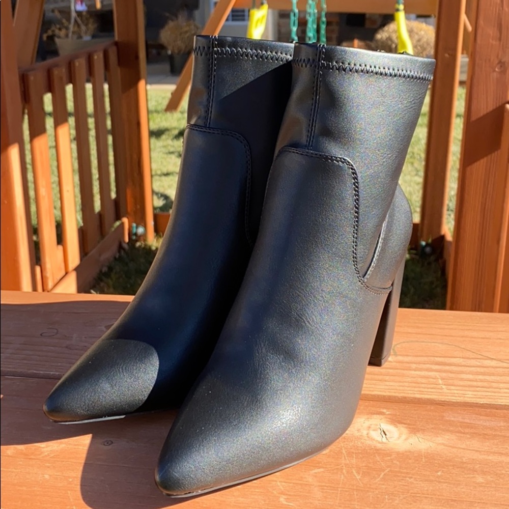 Justfab Black Booties